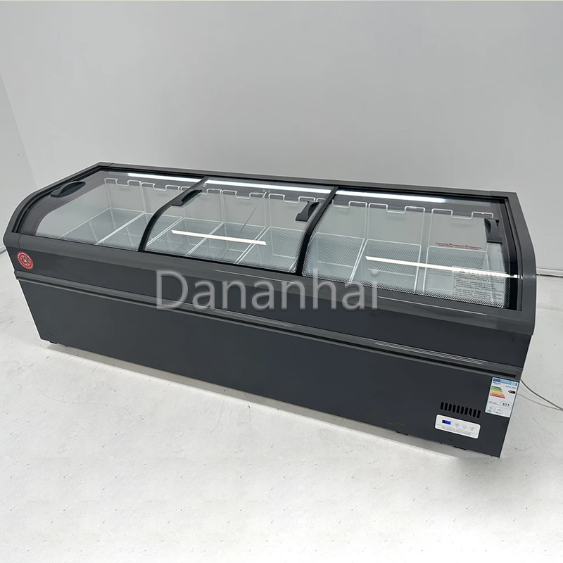 Supermarket Island Freezer Com - Commercial Chest Freezer ulasan dan harga