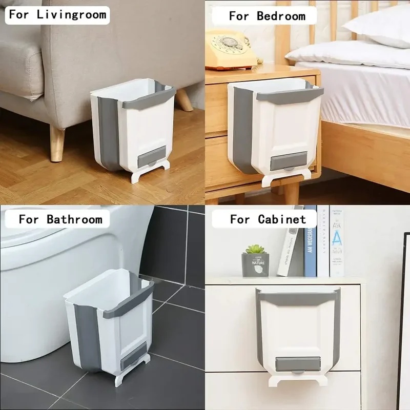 Wall-Mounted Collapsible 10L S - Commercial Kitchen Bin ulasan dan harga