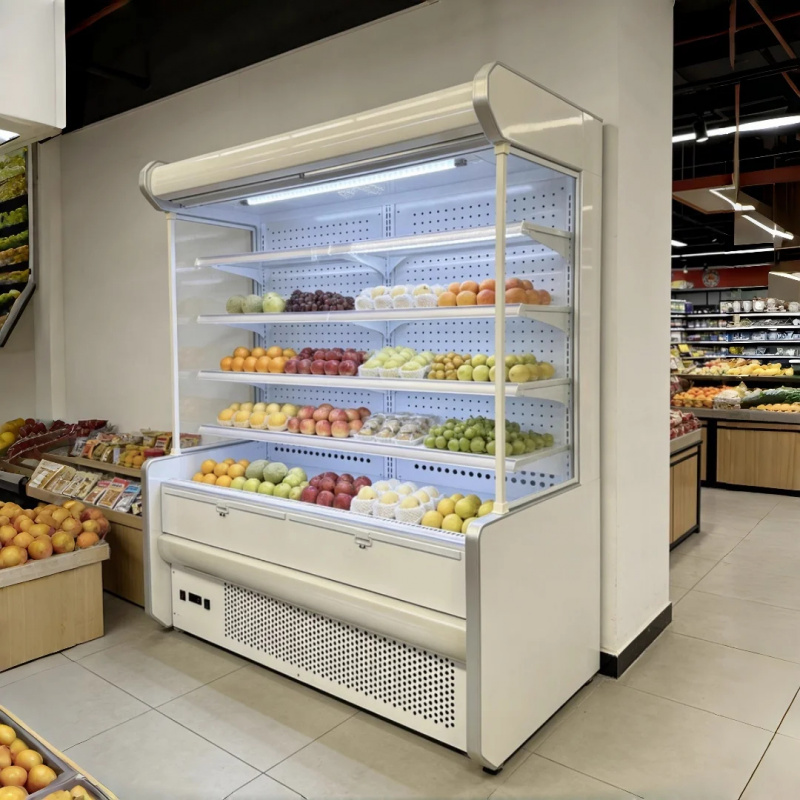 custom.Multi-Deck Open Showcas - Commercial Chest Freezer ulasan dan harga
