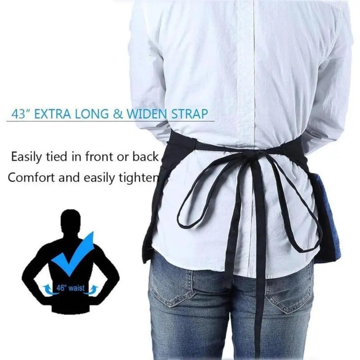 Server Aprons with 3Pockets (1 - Commercial Kitchen And Bar ulasan dan harga