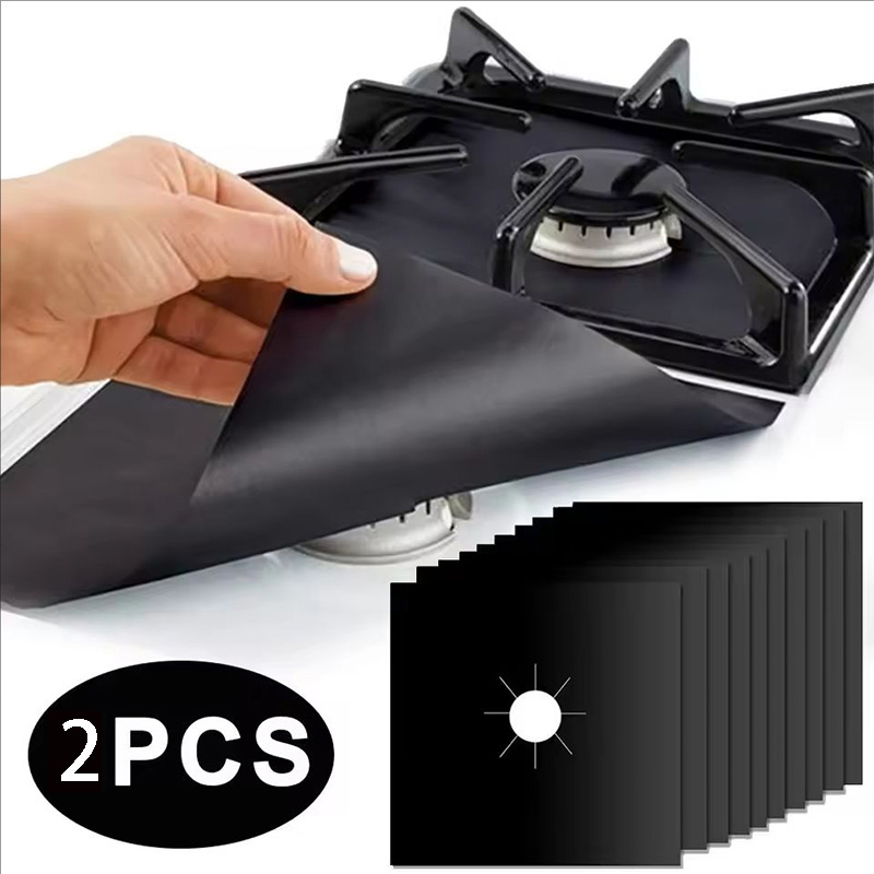 2/4/8Pcs Gas Stove Protector C - Commercial Kitchen Hoods ulasan dan harga