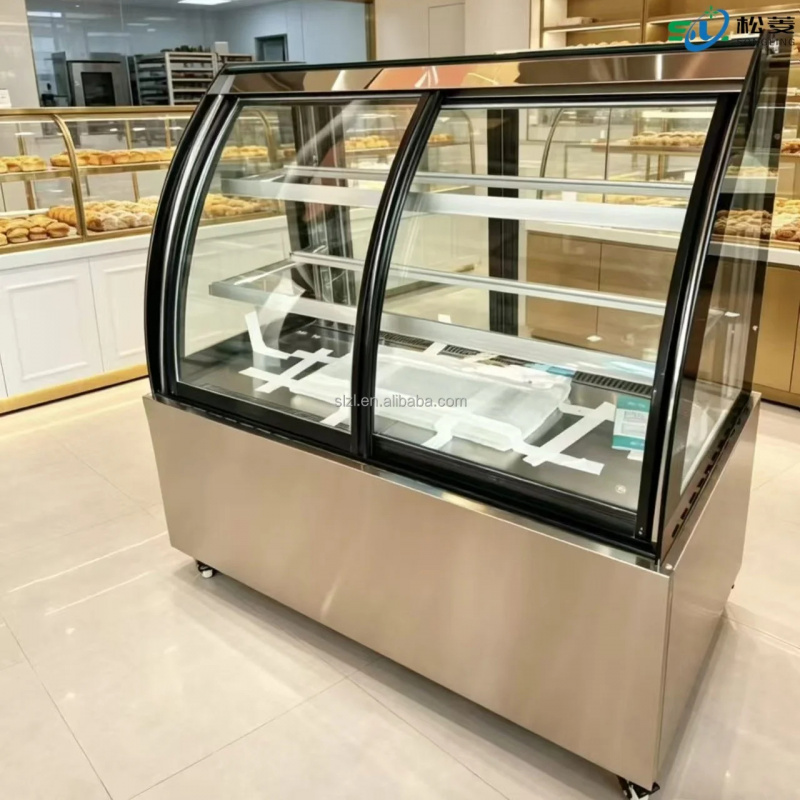 custom.Stainless Steel Cake Sh - Commercial Chest Freezer ulasan dan harga